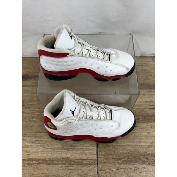 Air Jordan 13 XIII Retro White Red Kids Youth Basketball Shoes Size 7Y - Picture 10 of 10